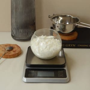 Candle Weight Measurement